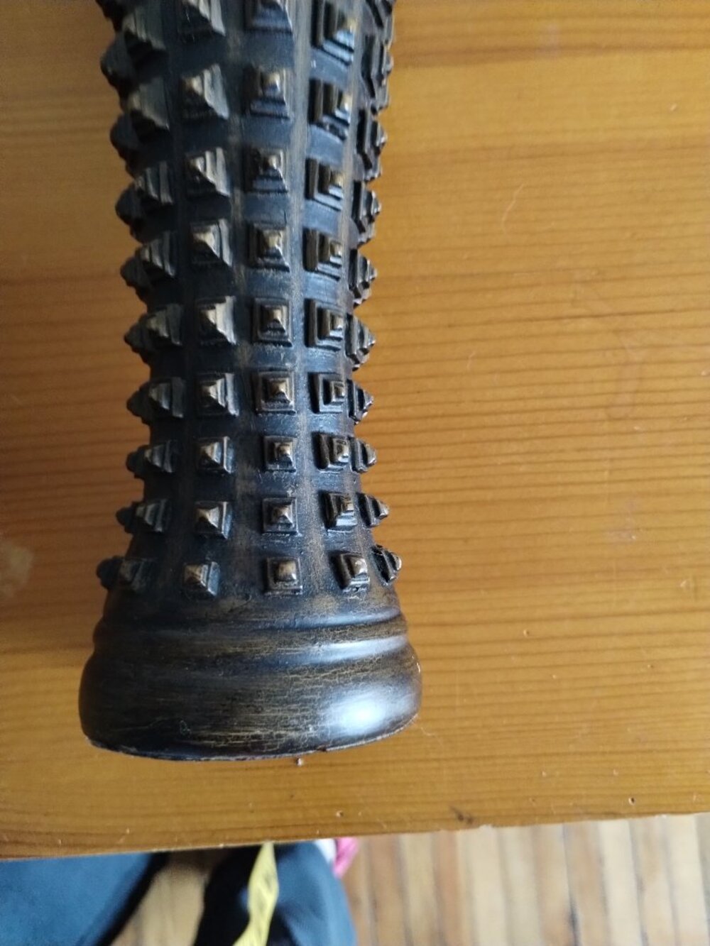Wooden candle holder vtg - Picture 2 of 6
